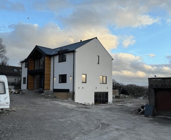 After front photo of a property development project in Bristol