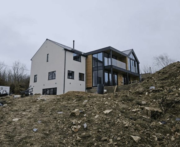 After rear photo of a property development project in Bristol