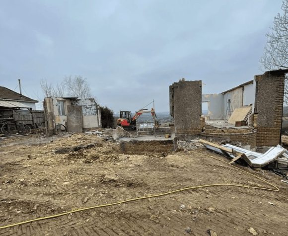 Before front photo of a property development project in Bristol
